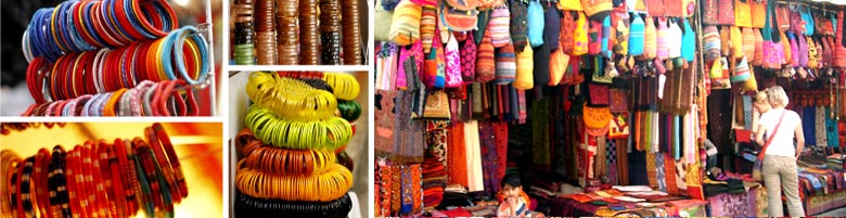 Colourful local markets of Jaipur